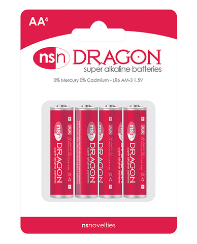 Dragon Alkaline Batteries - Aa Pack Of 4 - LUST Depot