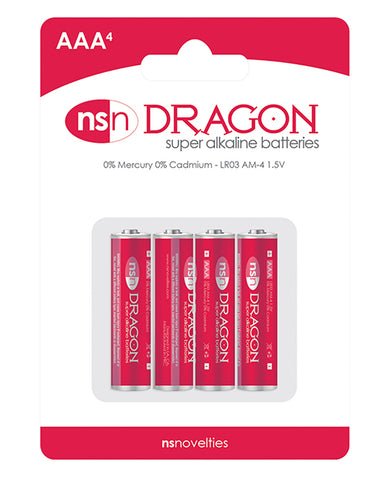 Dragon Alkaline Batteries - Aaa Pack Of 4 - LUST Depot