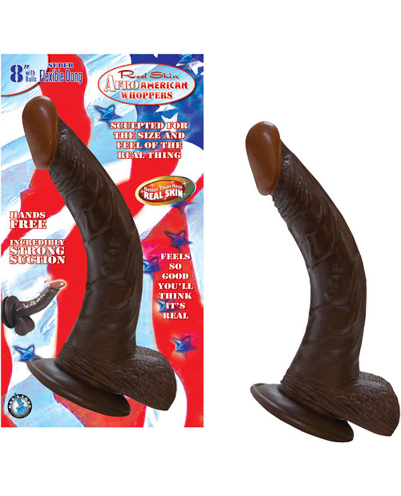 Real Skin Afro American Whoppers 8" Dong W-balls - LUST Depot