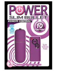 Power Slim Bullet Remote Control - Purple - LUST Depot