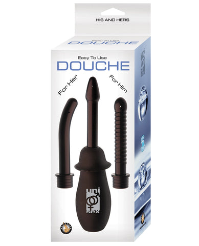 His & Hers Easy To Use Douche - Black - LUST Depot