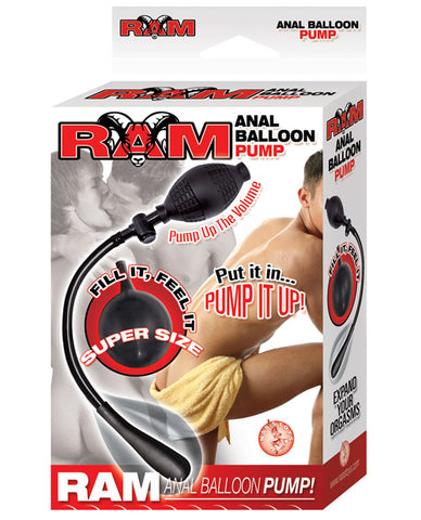 Ram Anal Balloon Inflatable Pump - Black - LUST Depot