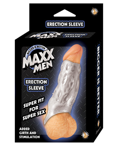 Maxx Men Erection Sleeve - Clear - LUST Depot