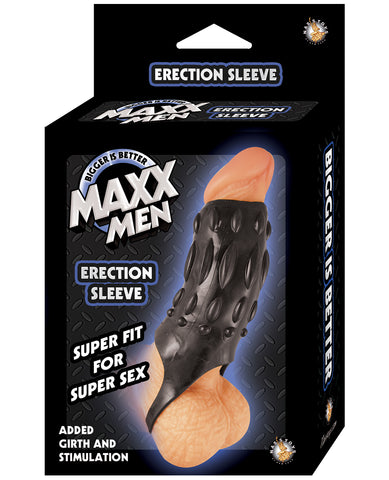 Maxx Men Erection Sleeve - Black - LUST Depot