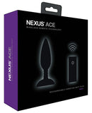Nexus Ace Remote Control Butt Plug Small - Black - LUST Depot