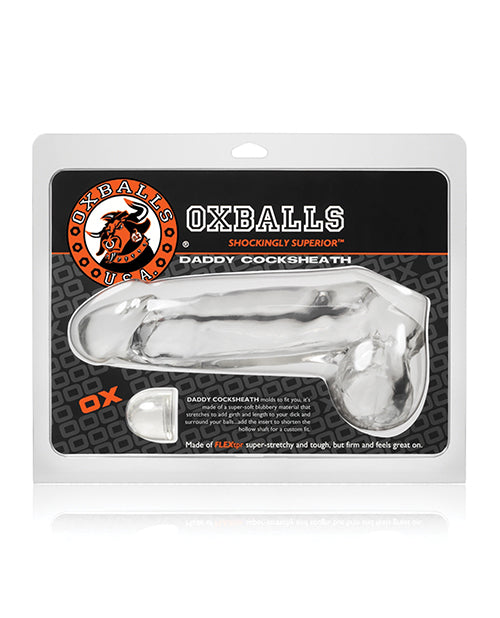 Oxballs Daddy Cocksheath - Clear - LUST Depot