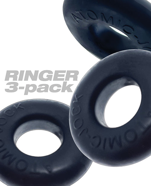 Oxballs Ringer Cockring Special Edition - Night Pack Of 3 - LUST Depot