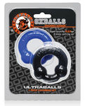 Oxballs Ultraballs Cock Rings - Black-police Blue Pack Of 2 - LUST Depot