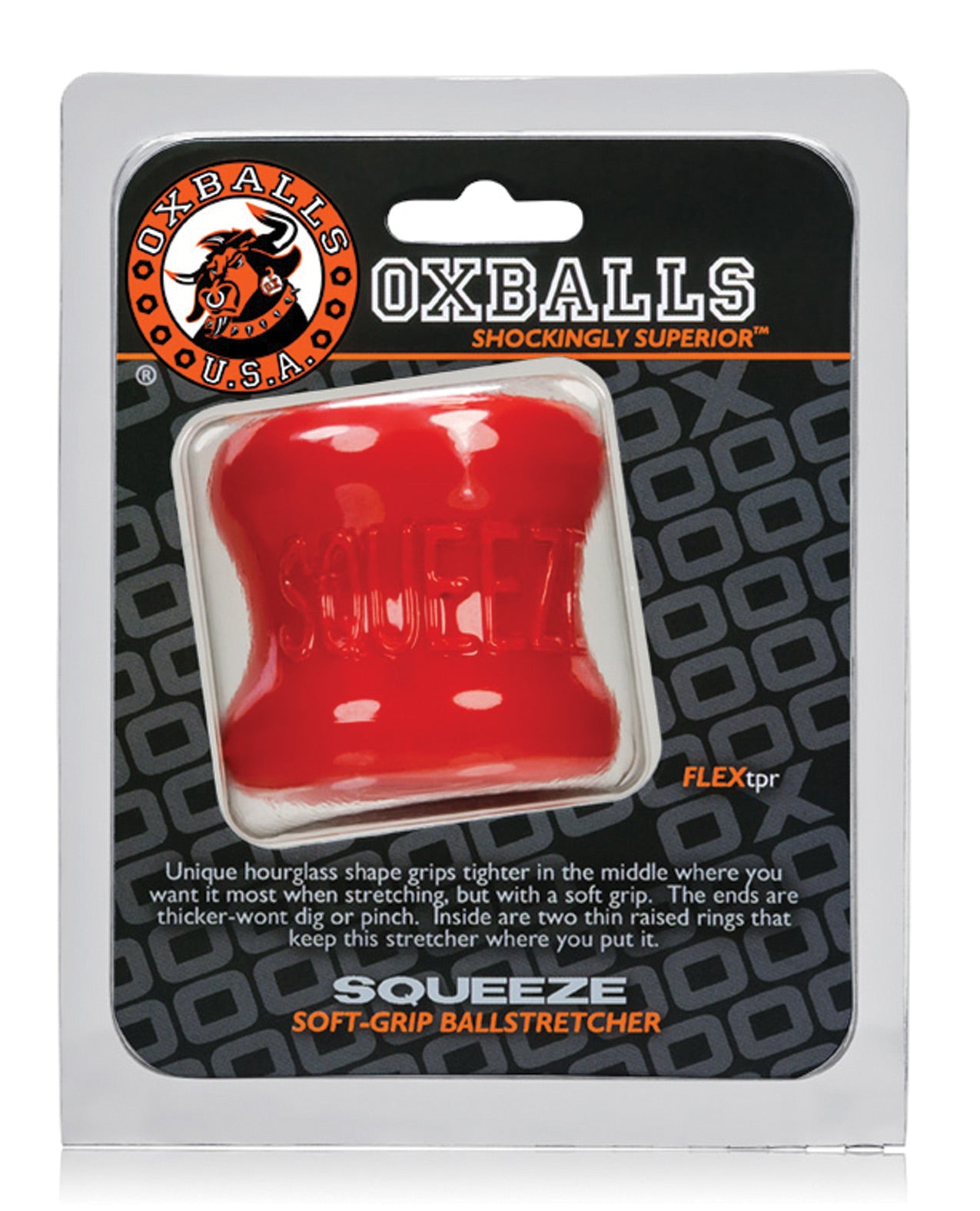 Oxballs Squeeze Ball Stretcher - Red - LUST Depot