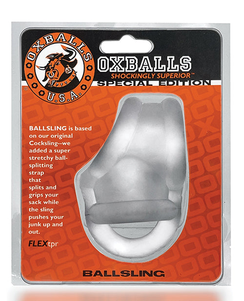 Oxballs Ballsling Ball Split Sling - Clear Ice - LUST Depot