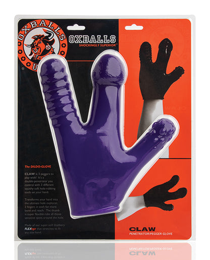 Oxballs Claw Glove - Eggplant - LUST Depot