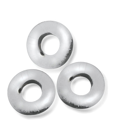 Oxballs Fat Willy 3 Pack Jumbo Cock Rings - Clear - LUST Depot