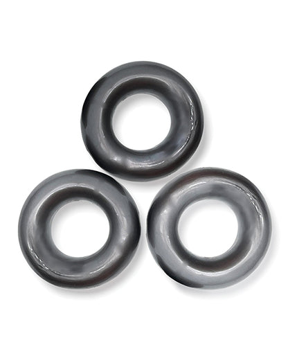 Oxballs Fat Willy 3 Pack Jumbo Cock Rings - Steel - LUST Depot