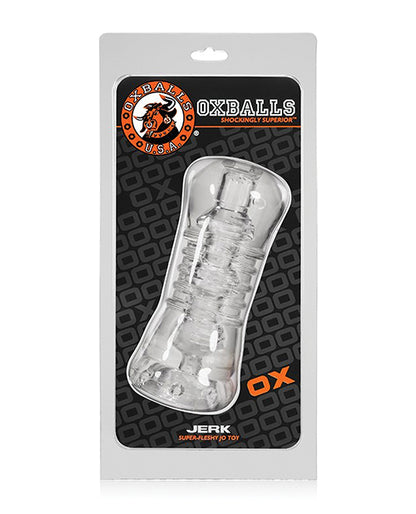 Oxballs Jerk Masturbator - Clear - LUST Depot