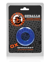Oxballs Atomic Jock Sprocket Cockring - Ice Blue - LUST Depot