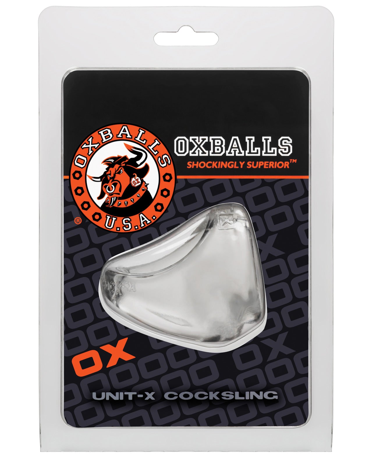Oxballs Unit X Cock Sling - Clear - LUST Depot