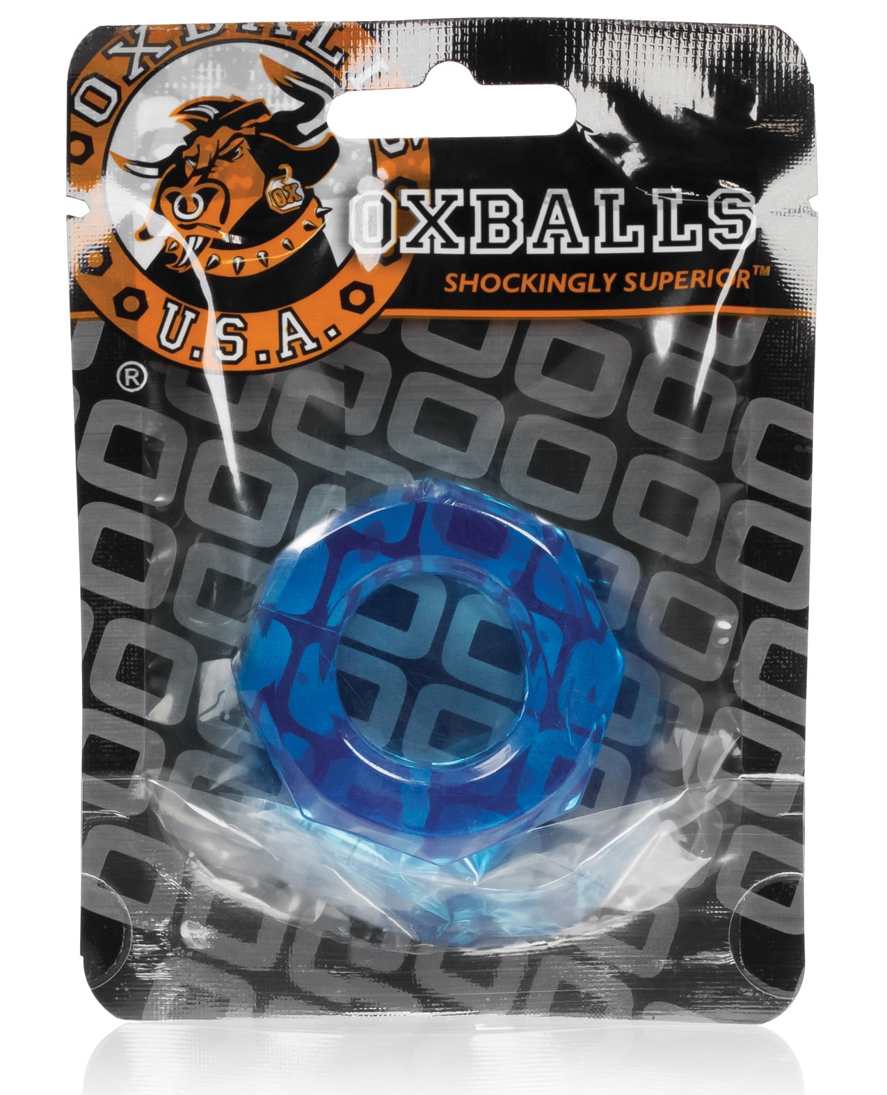 Oxballs Humpballs Cock Ring - Ice Blue - LUST Depot