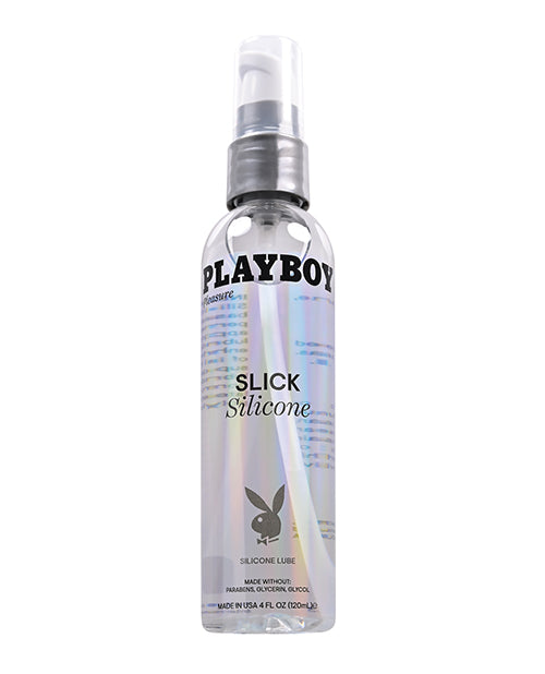Playboy Pleasure Slick Silicone Lubricant - 4 Oz - LUST Depot