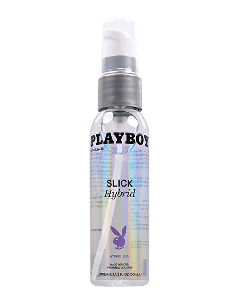 Playboy Pleasure Slick Hybrid Lubricant -  2 Oz - LUST Depot