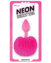 Neon Luv Touch Bunny Tail - Pink - LUST Depot