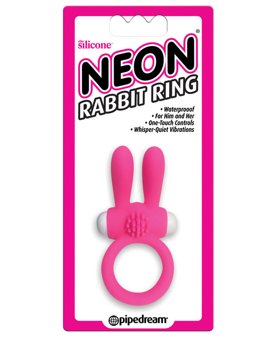 Neon Luv Touch Rabbit Ring - Pink - LUST Depot