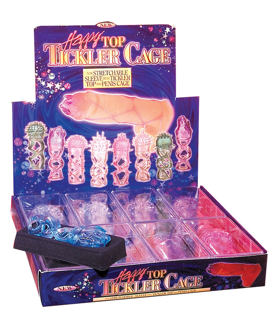 Happy Top Tickler Cage - Box Of 8 - LUST Depot
