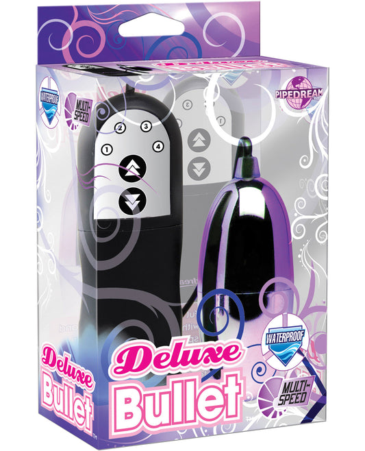 Deluxe Bullet Waterproof Vibe - Mutli-speed Purple - LUST Depot