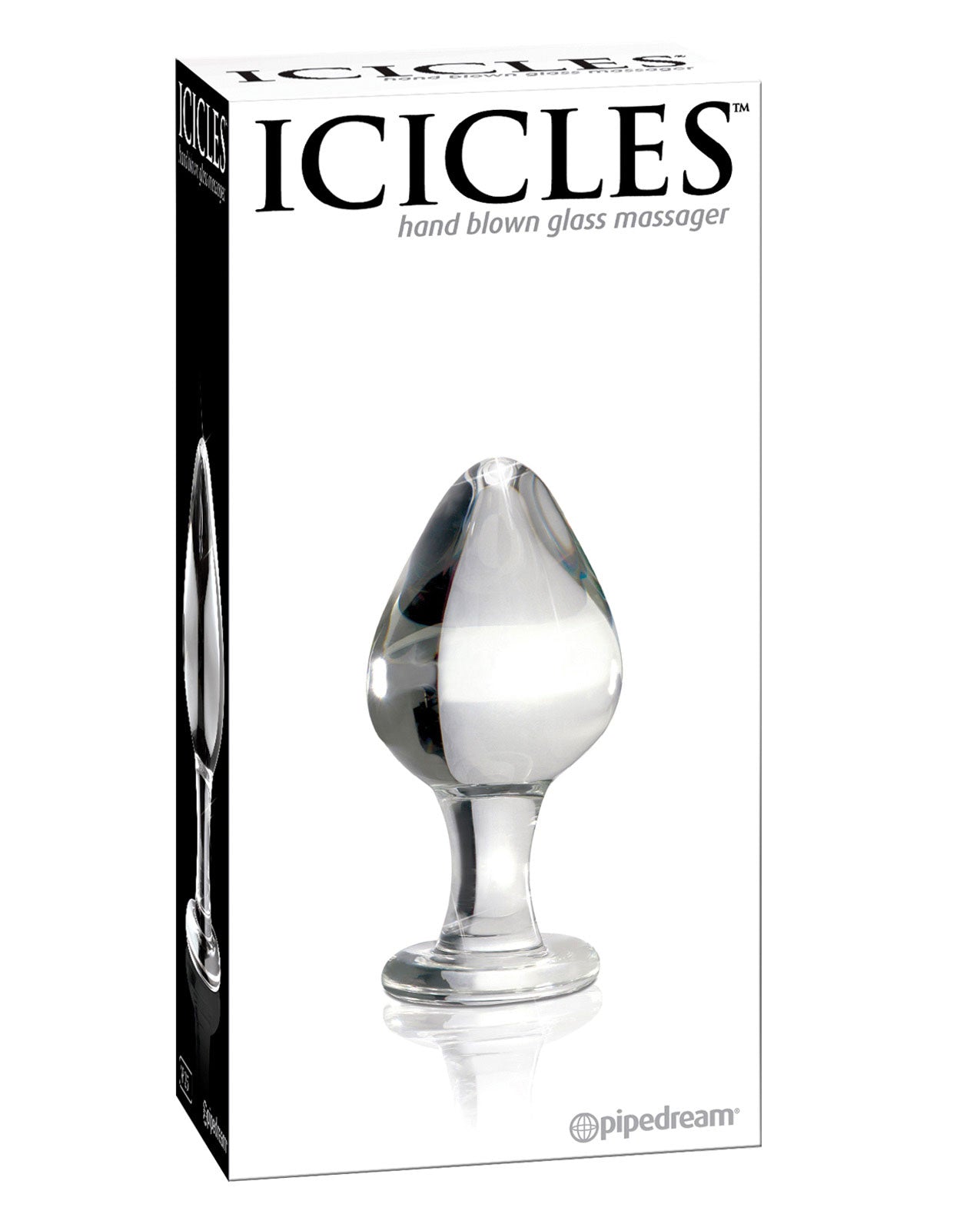 Icicles No. 25 Hand Blown Glass - Clear - LUST Depot