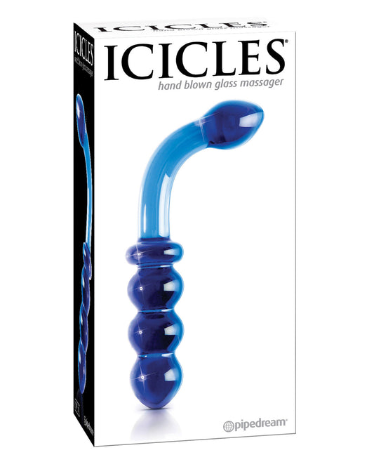 Icicles  No. 31 Hand Blown Glass - Blue G Spot - LUST Depot