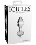 Icicles No. 44 Hand Blown Glass Butt Plug - Clear - LUST Depot