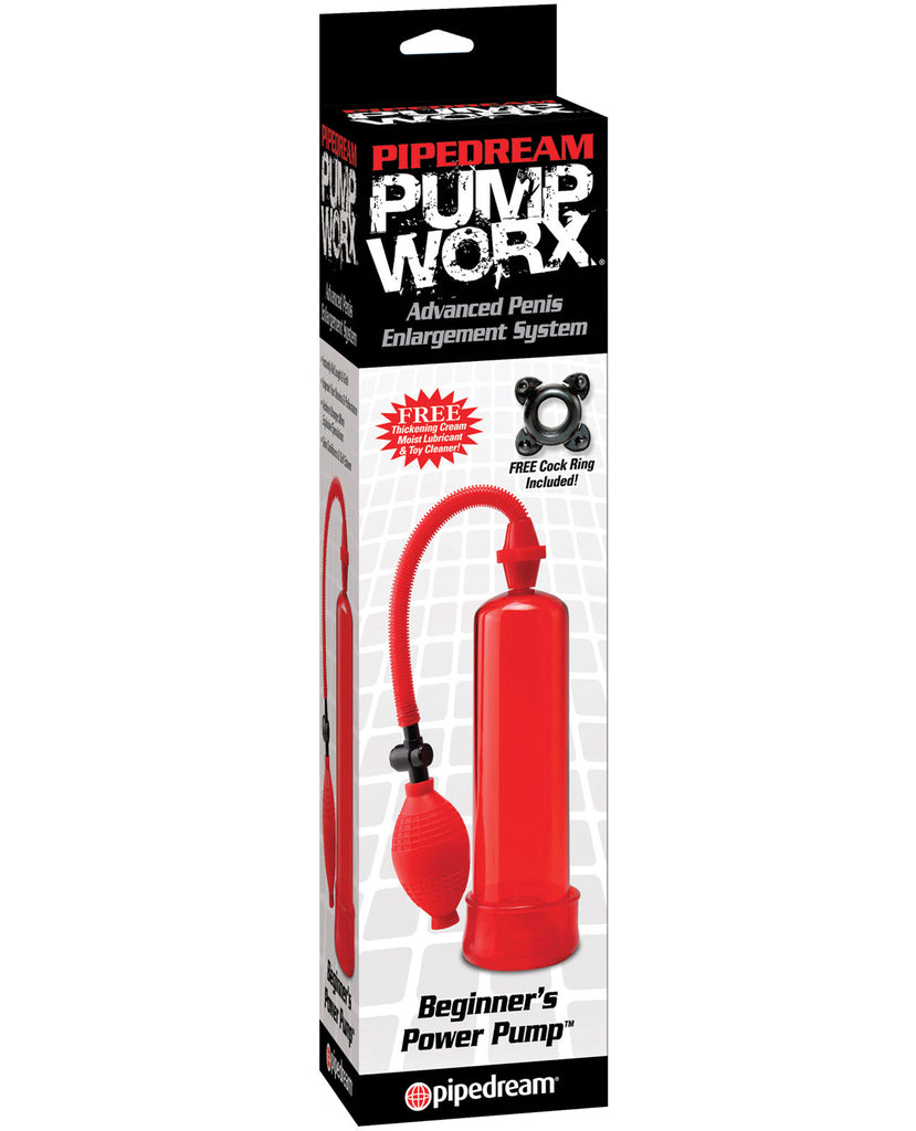 Pump Worx Beginner's Power Pump - Red - LUST Depot