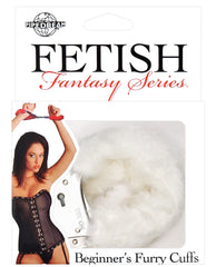 Fetish Fantasy Series Beginners Furry Cuffs - White - LUST Depot