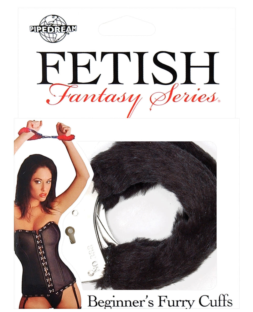 Fetish Fantasy Series Beginners Furry Cuffs - Black - LUST Depot