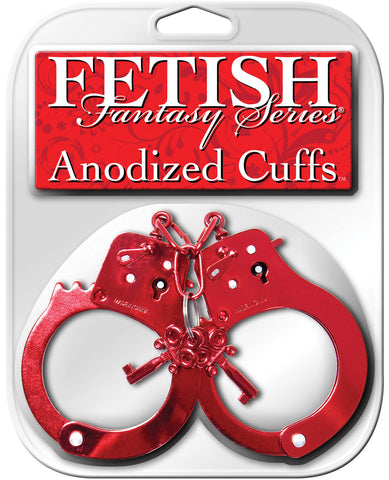 Fetish Fantasy Series Anodized Cuffs - Red - LUST Depot