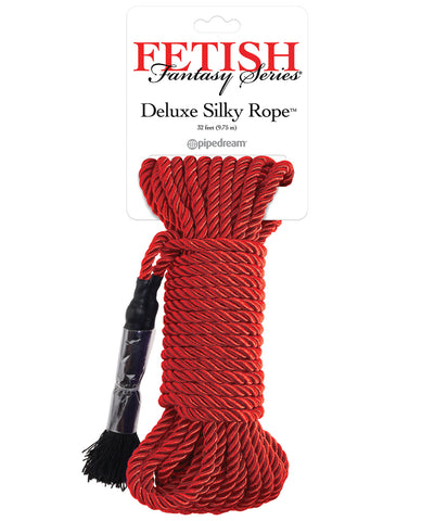 Fetish Fantasy Series Deluxe Silk Rope - Red - LUST Depot