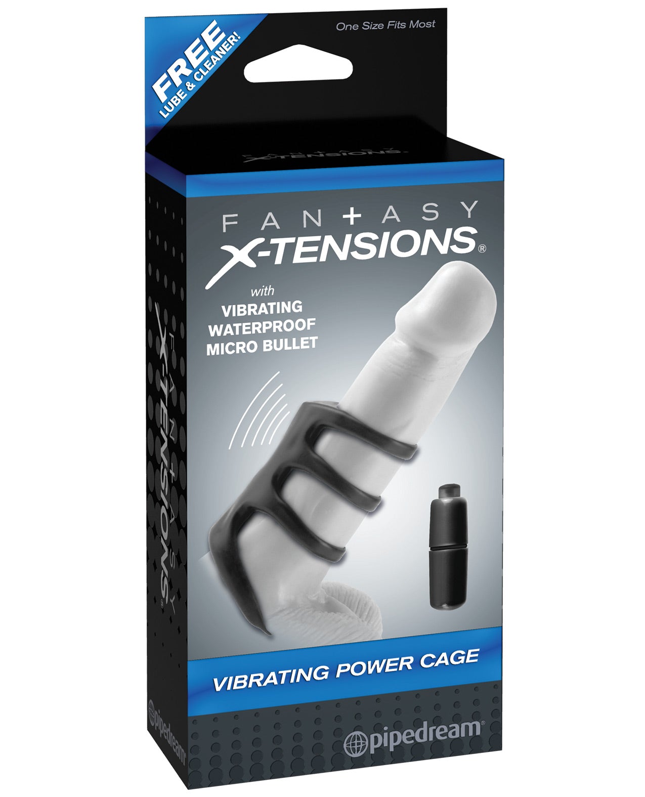 Fantasy X-tensions Vibrating Power Cage - Black - LUST Depot