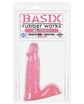 Basix Rubber Works 6" Dong - Pink - LUST Depot