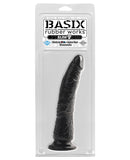 Basix Rubber Works Slim 7" W-suction Cup - Black - LUST Depot