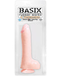 Basix Rubber Works 8" Dong W-suction Cup - Flesh - LUST Depot