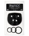 Basix Rubber Works Universal Harness Plus Size - Black - LUST Depot
