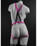 Dillio 7" Strap-on Suspender Harness Set - Pink - LUST Depot