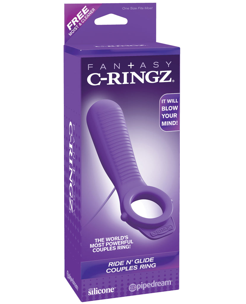 Fantasy C-ringz Ride N' Glide Couples Ring - Purple - LUST Depot