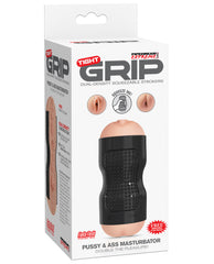 Pipedream Extreme Toyz Tight Grip Dual Density Squeezable Strokers - Pussy & Ass - LUST Depot