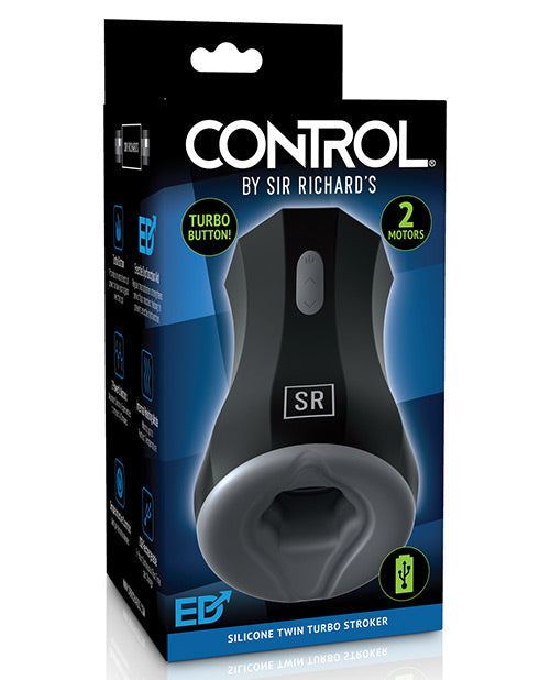 Sir Richards Control Silicone Twin Turbo Stroker - LUST Depot