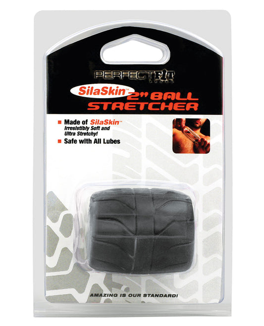 Perfect Fit Silaskin Ball Stretcher - Black - LUST Depot