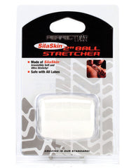 Perfect Fit Silaskin Ball Stretcher - Opaque White - LUST Depot