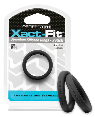 Perfect Fit Xact Fit #11 - Black Pack Of 2 - LUST Depot
