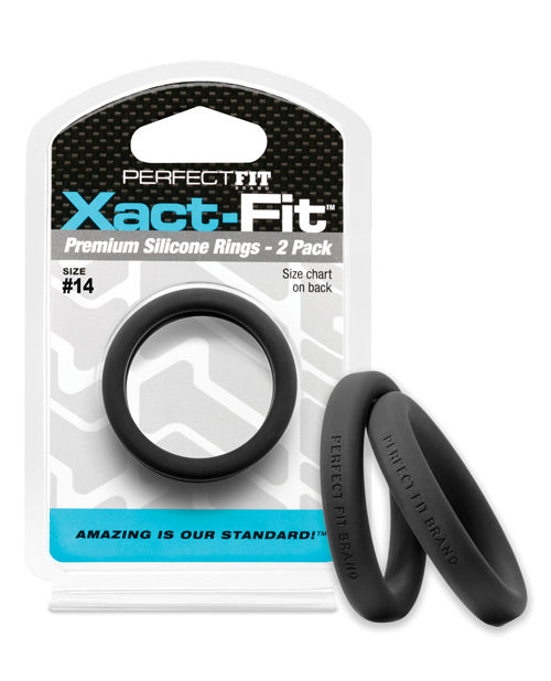 Perfect Fit Xact Fit #14 - Black Pack Of 2 - LUST Depot
