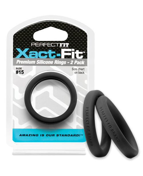 Perfect Fit Xact Fit #15 - Black Pack Of 2 - LUST Depot