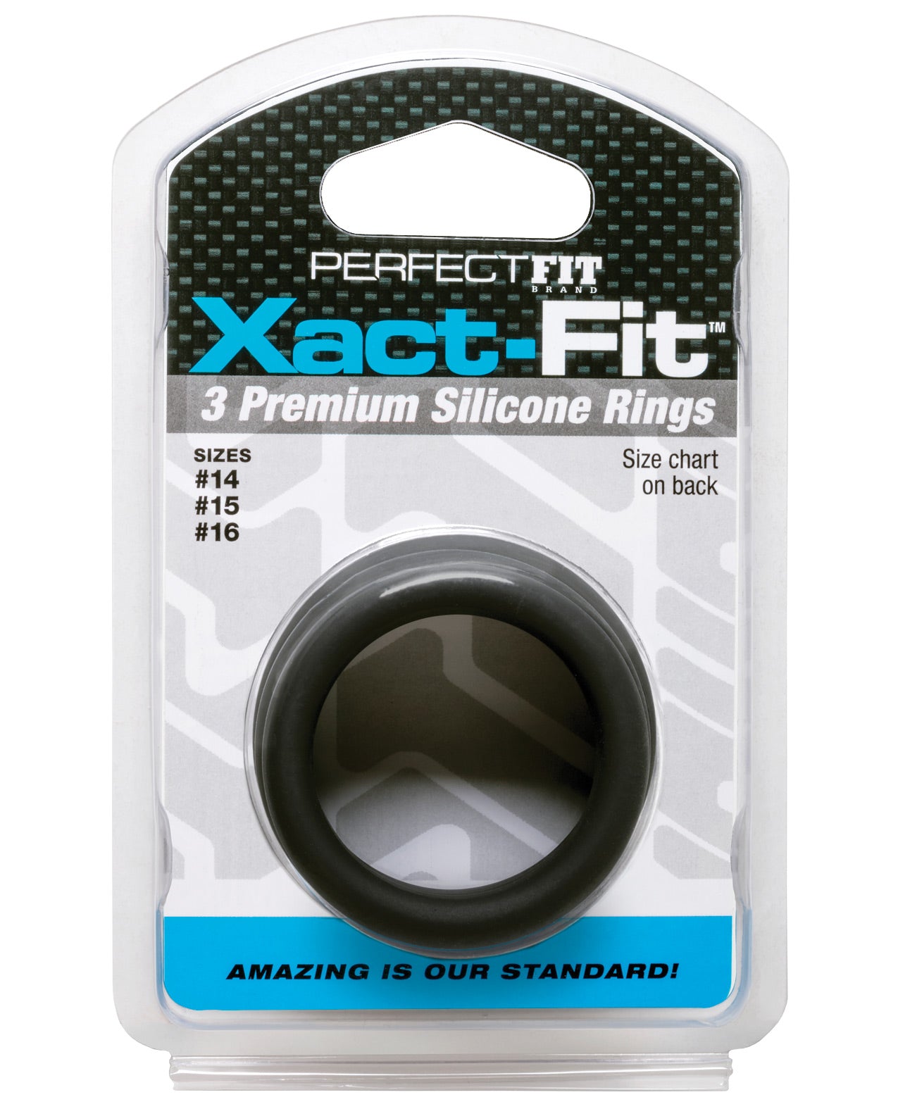 Perfect Fit Xact Fit 3 Ring Kit S-m - Black - LUST Depot